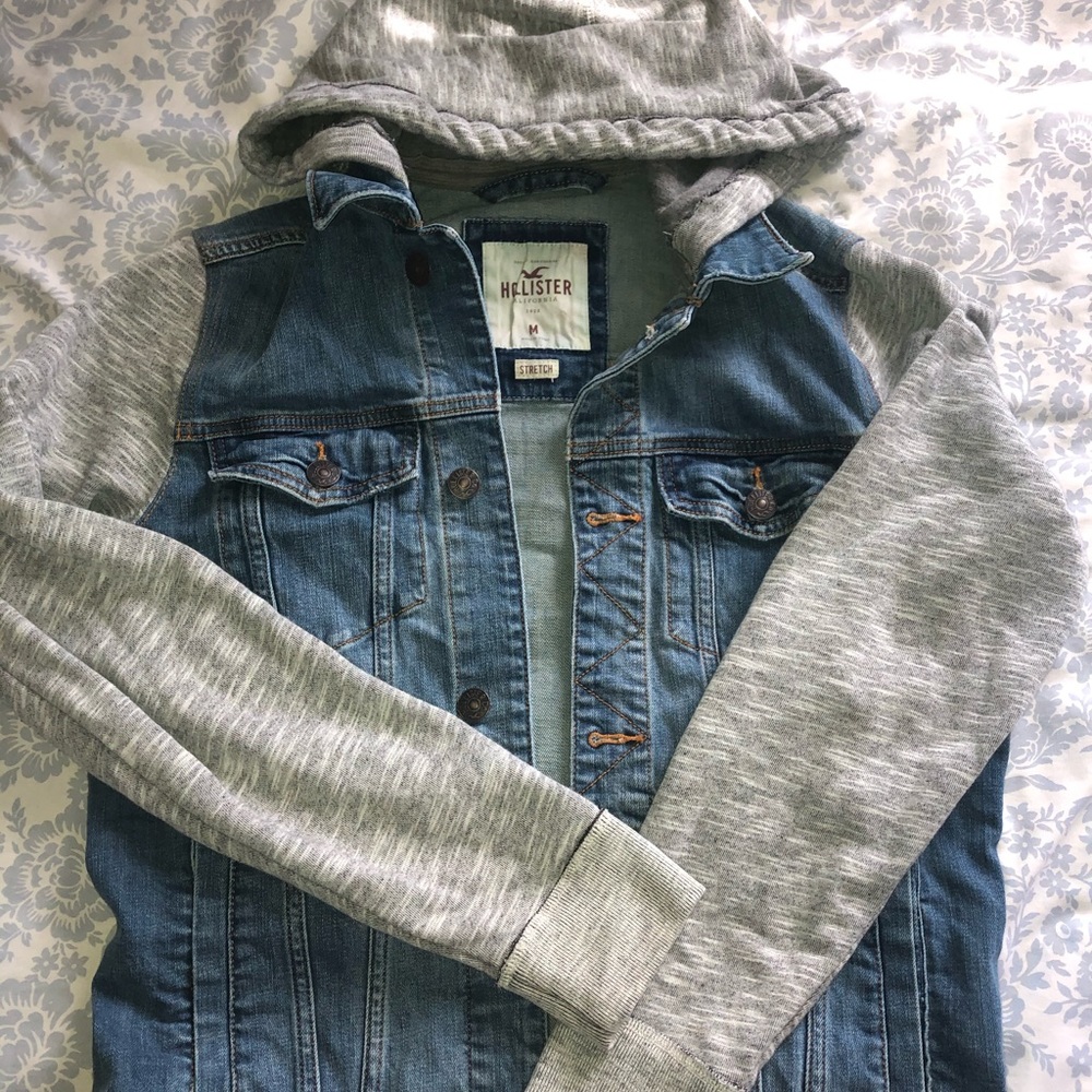 Men’s Hollister Denim/Hoodie Combo Jacket